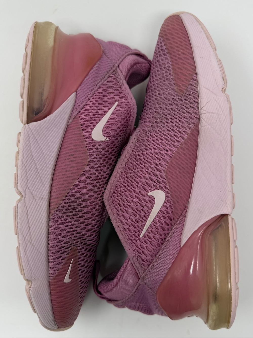 Kids Nike Air 270 Pink Athletic Sneakers Sz.2.5 - Picture 3 of 8